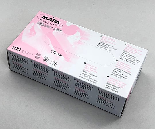 Chemical-resistant gloves (Tri-Lites 994, full-face embossed type) M 100 pieces 1 box (100 pieces)
