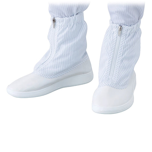 アズピュアクリーンブーツ　ファスナー付き・ショートタイプ　22.0cm　TCB-SN 1足