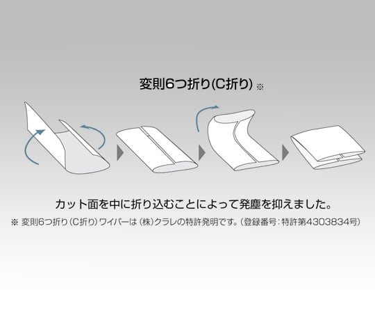 クラクリーン（R）ワイパー　100枚入　FF-390C 1袋(100枚入)