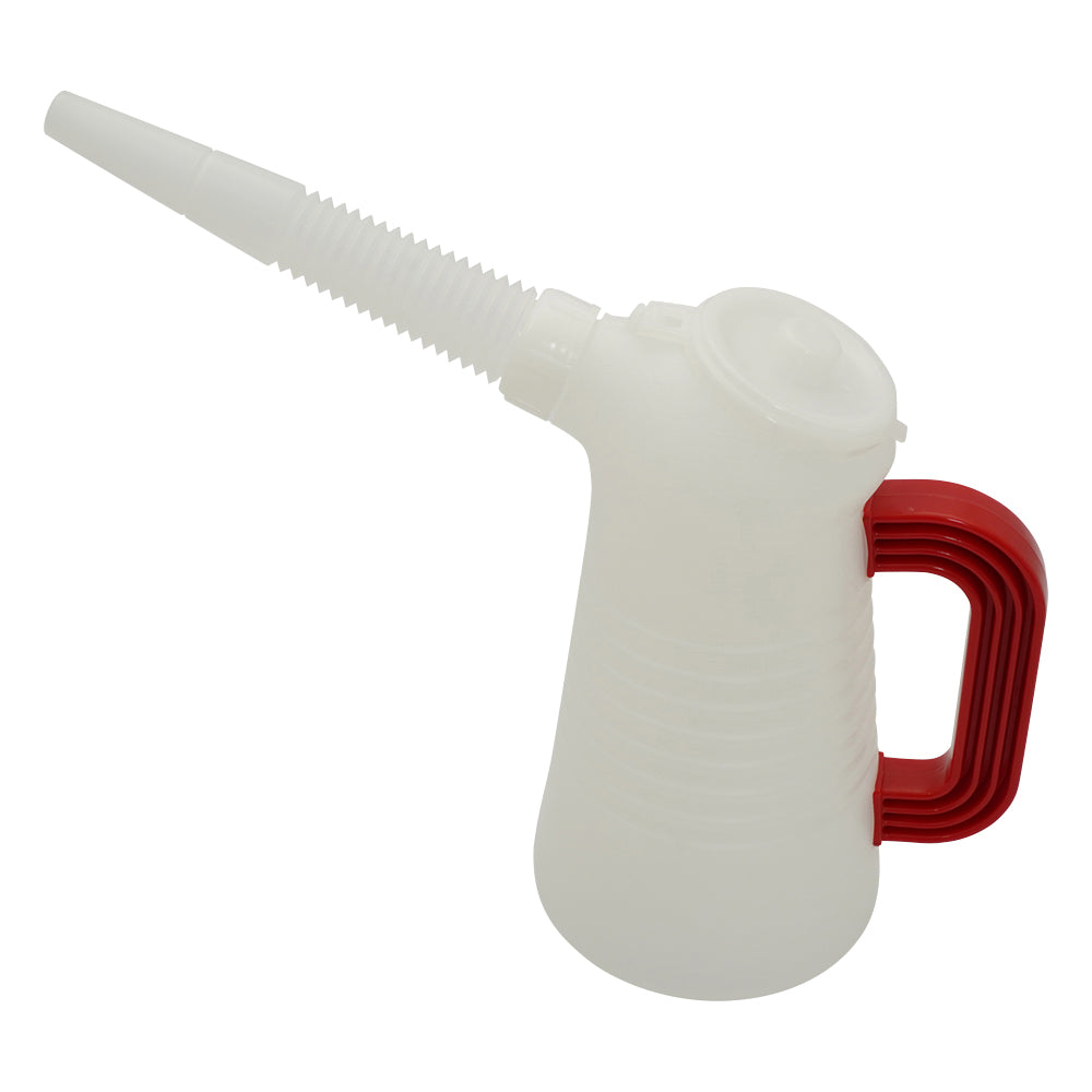 Poly Jockey with lid, red, 1L, No.310-01, 1 bottle