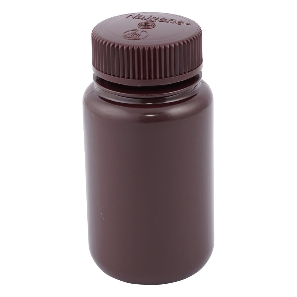 広口試薬ボトル　褐色　125mL  1袋（12本入)　2106-0004JP 1箱(1本×12袋入)