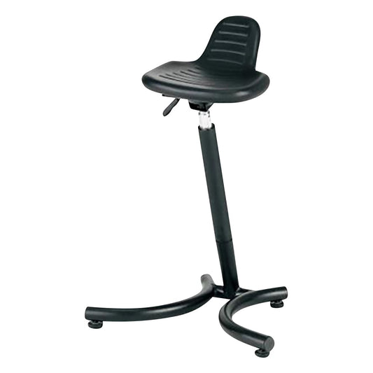 Sit-stand chair with backrest ERC-1 1 piece