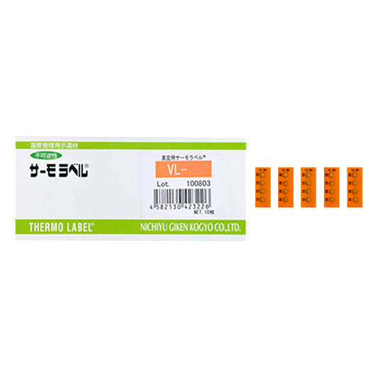 真空用サーモラベル（R）VLシリーズ（不可逆）1箱（10枚入）　VL-40 1箱(10枚入)
