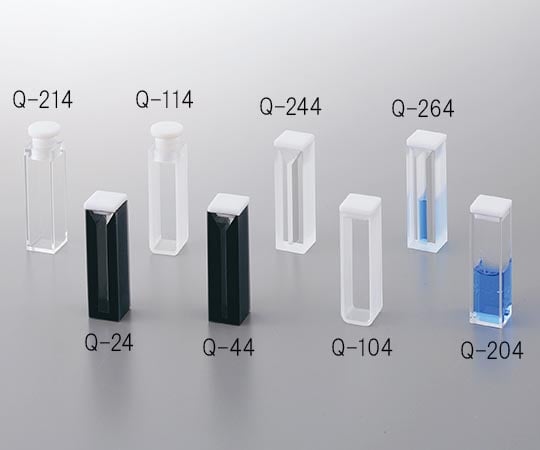 Azlab Quartz Cell (2 transparent sides with Teflon stopper) Q-114 1 piece