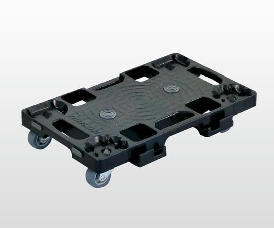 Plastic joint platform cart, black, PD-403-2SE, 1 piece