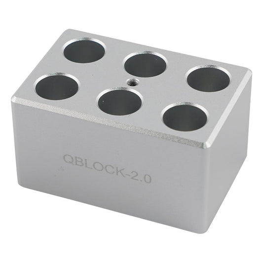 Dry Bath Incubator (Water Cube Series) 2.0mL Tube Block for 6 Tubes Z81-CYQBLK20 1 pc