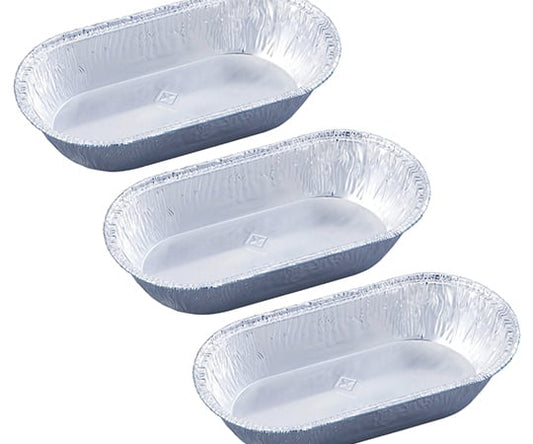 アルミトレー　角型　100入　127×64mm　S-2 1箱(100枚入)