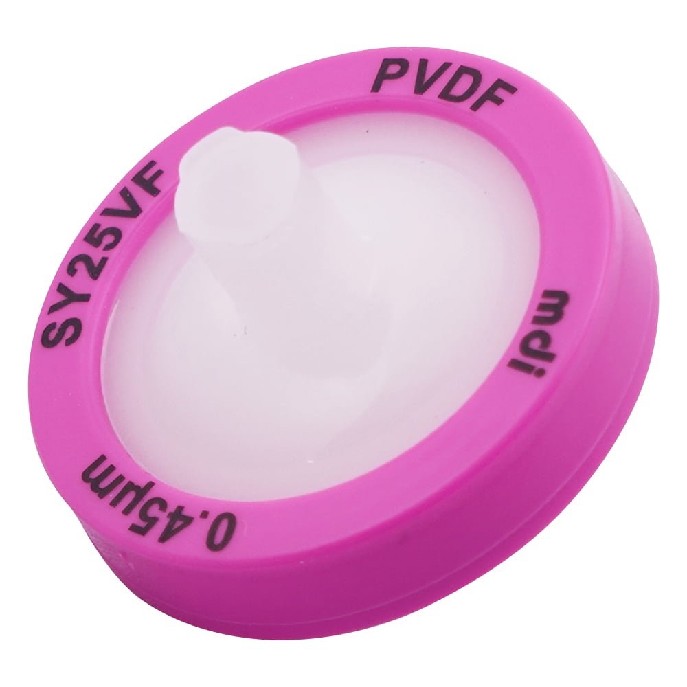 주사기 필터 PVDF φ25mm/0.45μm 1상자(100개입) SYVF0602MNXX104 1상자(100개입)
