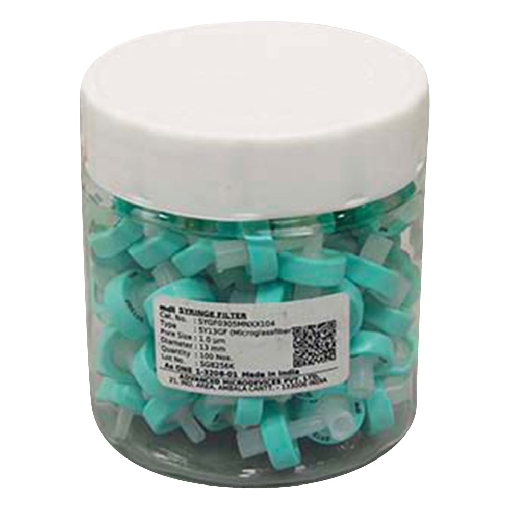주사기 필터 GF φ13mm/1μm 1상자(100개입) SYGF0305MNXX104 1상자(100개입)