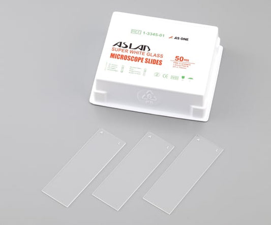 Azlabo Glass Slides (Edge Polished) 25 x 75 mm 50 pieces 0313-0001 90° 1 box (50 pieces)