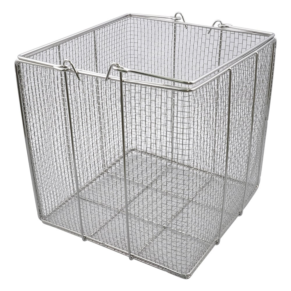Stainless steel cleaning basket, square, extra large, size 250, 1 piece