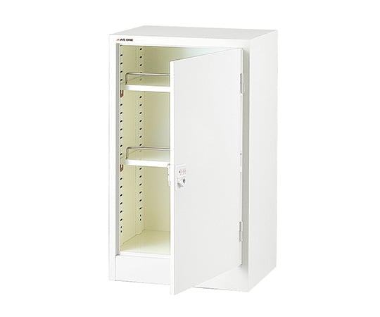 약품 보관고(다이얼 자물쇠형) 화이트 515×380×880mm N-230R-D・OW 1대