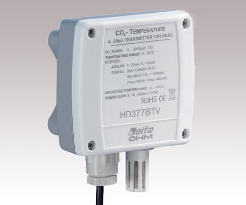 CO2 transmitter (temperature measurement possible) HD377BTV 1 unit