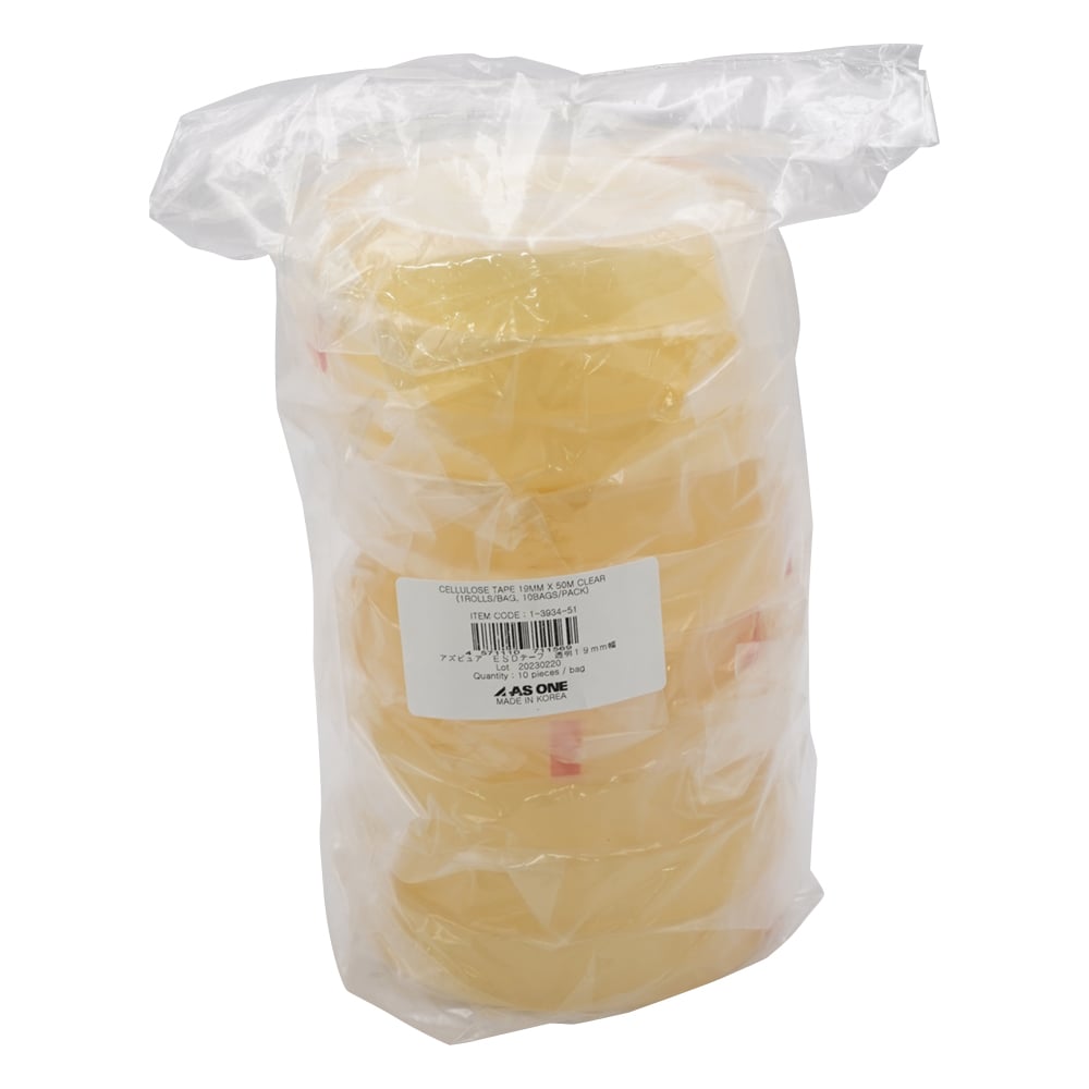 Azpure ESD tape, transparent, 19mm width, 1 bag (10 pieces) 1 bag (10 pieces)