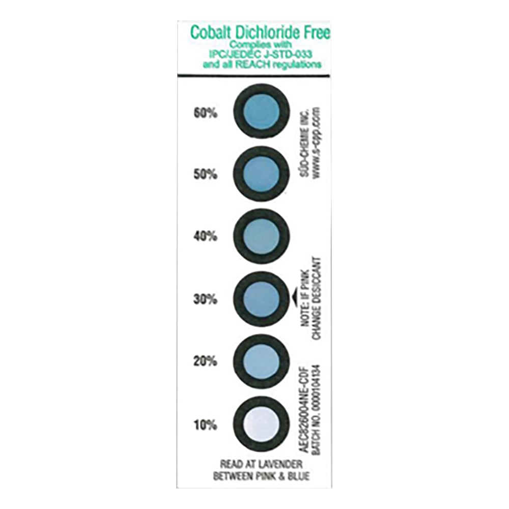 湿度インジケーターカード 1缶（200枚入）　AEC826004NEC-DF 1缶(200枚入)