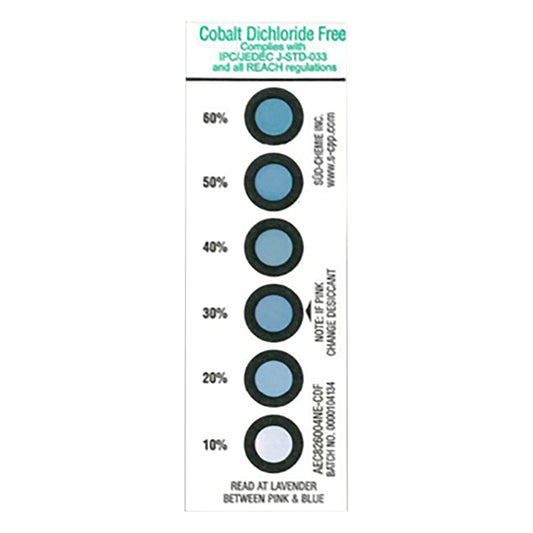 湿度インジケーターカード 1缶（200枚入）　AEC826004NEC-DF 1缶(200枚入)