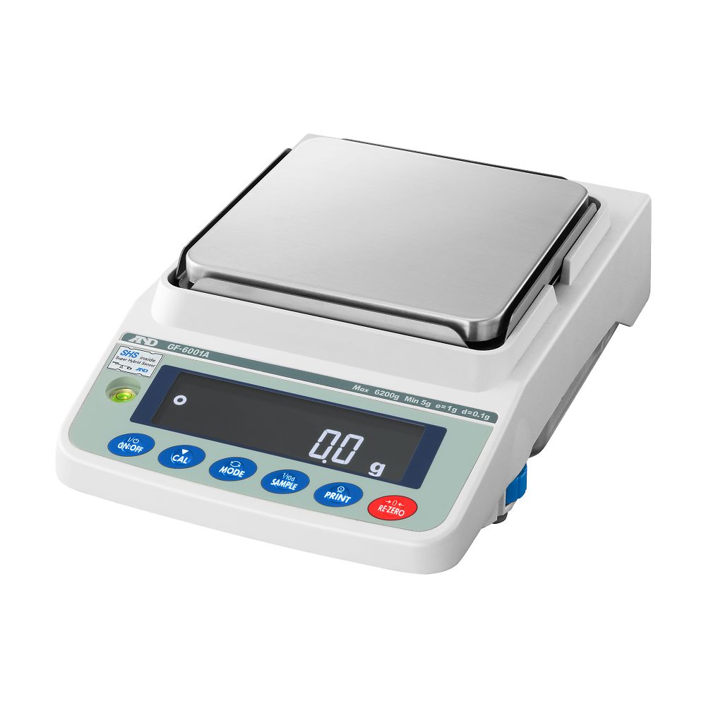 Basic electronic balance GF-A series Capacity: 6200g Minimum display: 0.1g GF6001A 1 unit