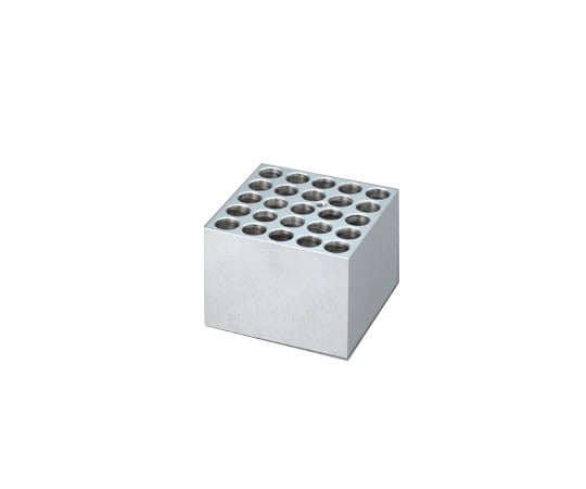 ドライブロックバス用アルミブロック　試験管15mm　25本用　AB-155 1個