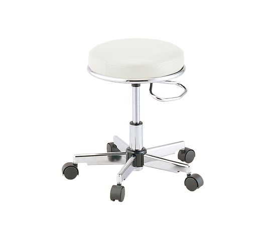 Premium Laboratory Chair (TAKUMI) White, No Ring, TKM-455W, 1 Piece