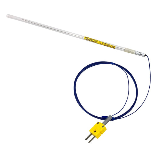 極細温度センサー(K熱電対)　φ0.50mm　200mm　オメガコネクタ 1個
