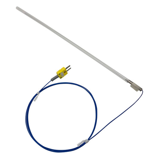 極細温度センサー(K熱電対)　φ0.50mm　300mm　オメガコネクタ 1個