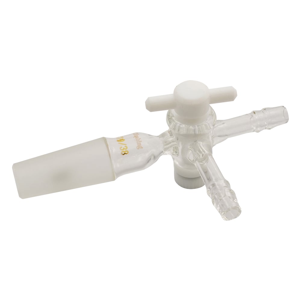 Common joint three-way cock type I Teflon cock TS19/38 CL0414-07-10 1 piece
