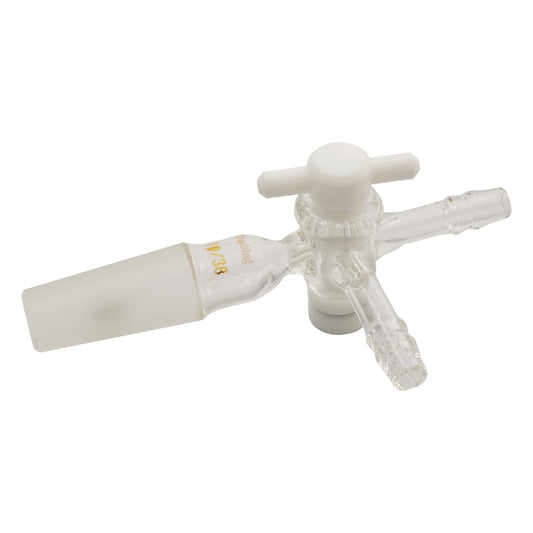 共通摺合付三方コックⅠ型　テフロンコック　TS19／38　CL0414-07-10 1個