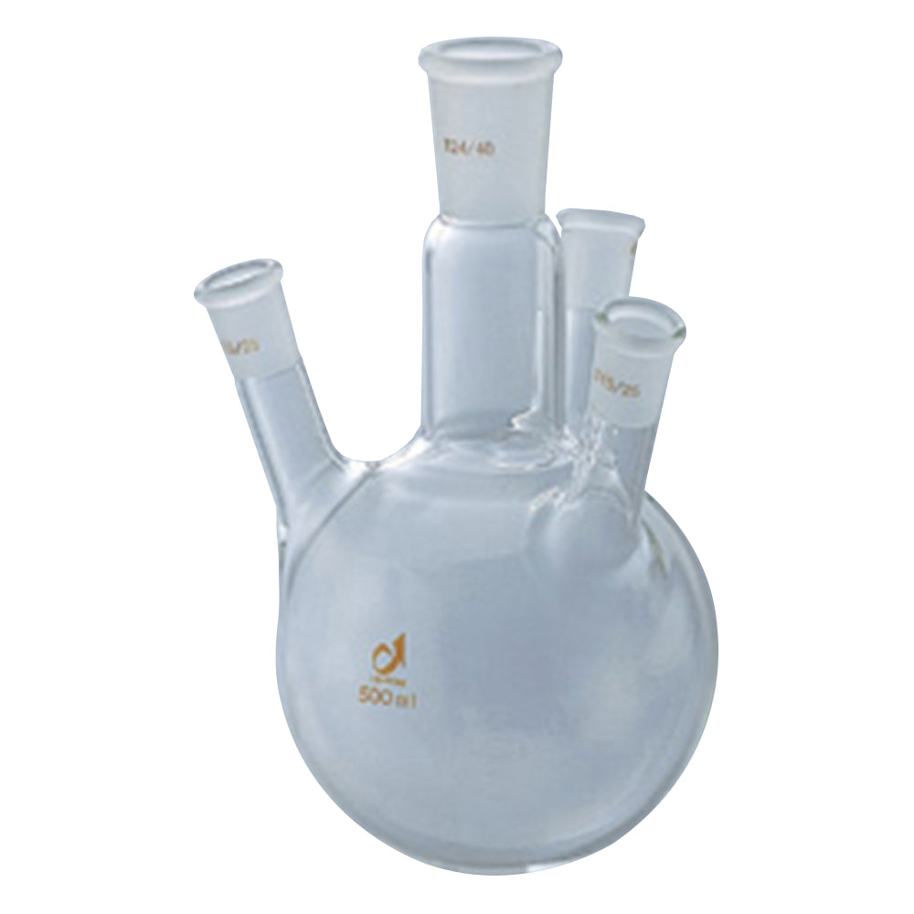 共通摺合四つ口フラスコ　500mL　CL0082-07-10 1個