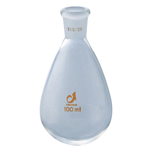 共通摺合茄子型フラスコ　100mL　TS15／25　CL0090-04-10 1個