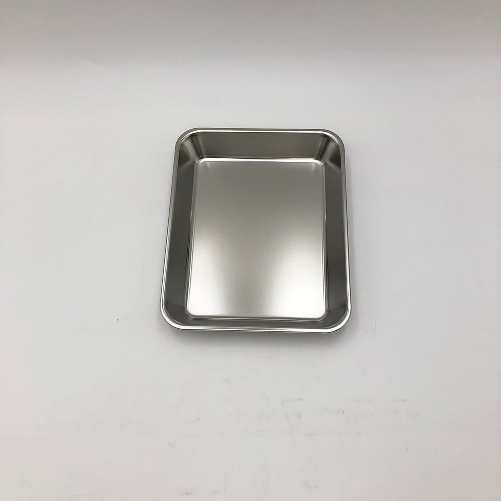 Stainless steel square tray (210 x 170 x 31 mm) 1 piece Cabinet 33024 1 piece