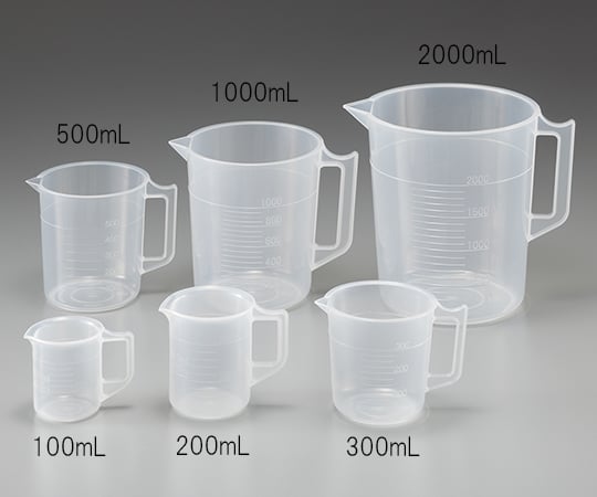 ポリプロピレン手付きビーカー100mL 1個 3007-06 1個