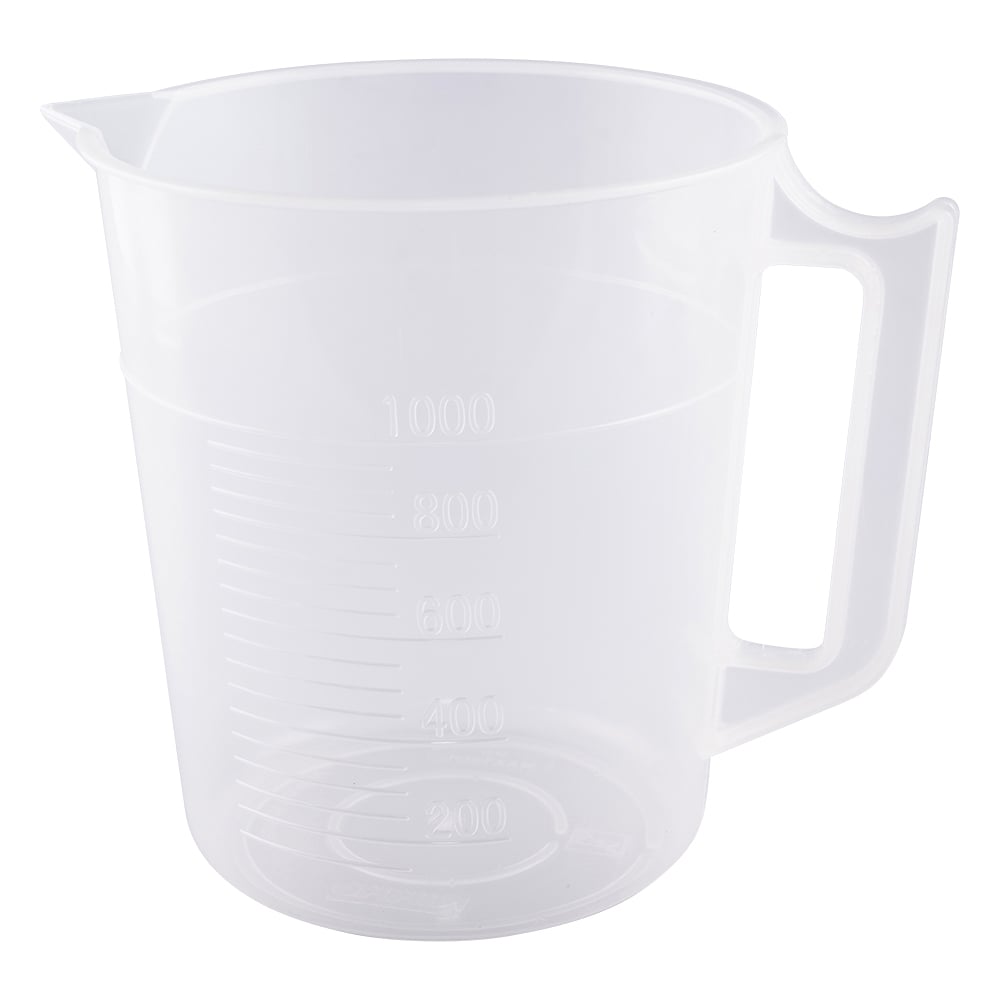 ポリプロピレン手付きビーカー1000mL 1個 3007-74 1個
