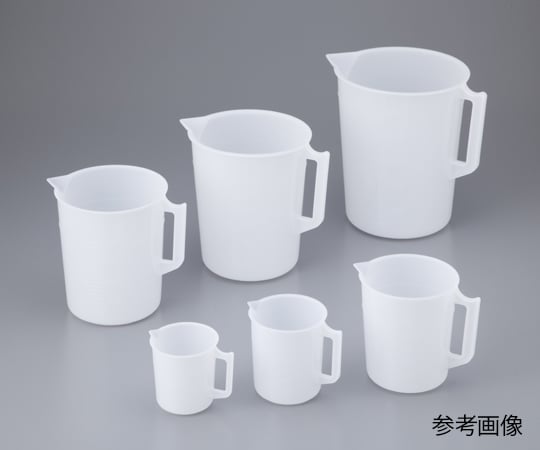 ポリビーカーPE（手付き） 3000mL 1個 3012-06 1個