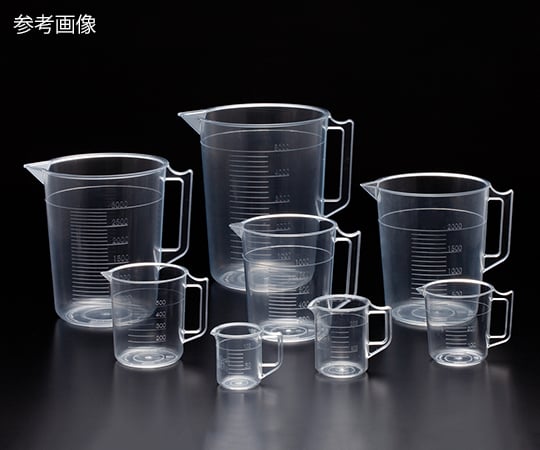 TPX手付きビーカー 2000mL 1個 3006-01 1個