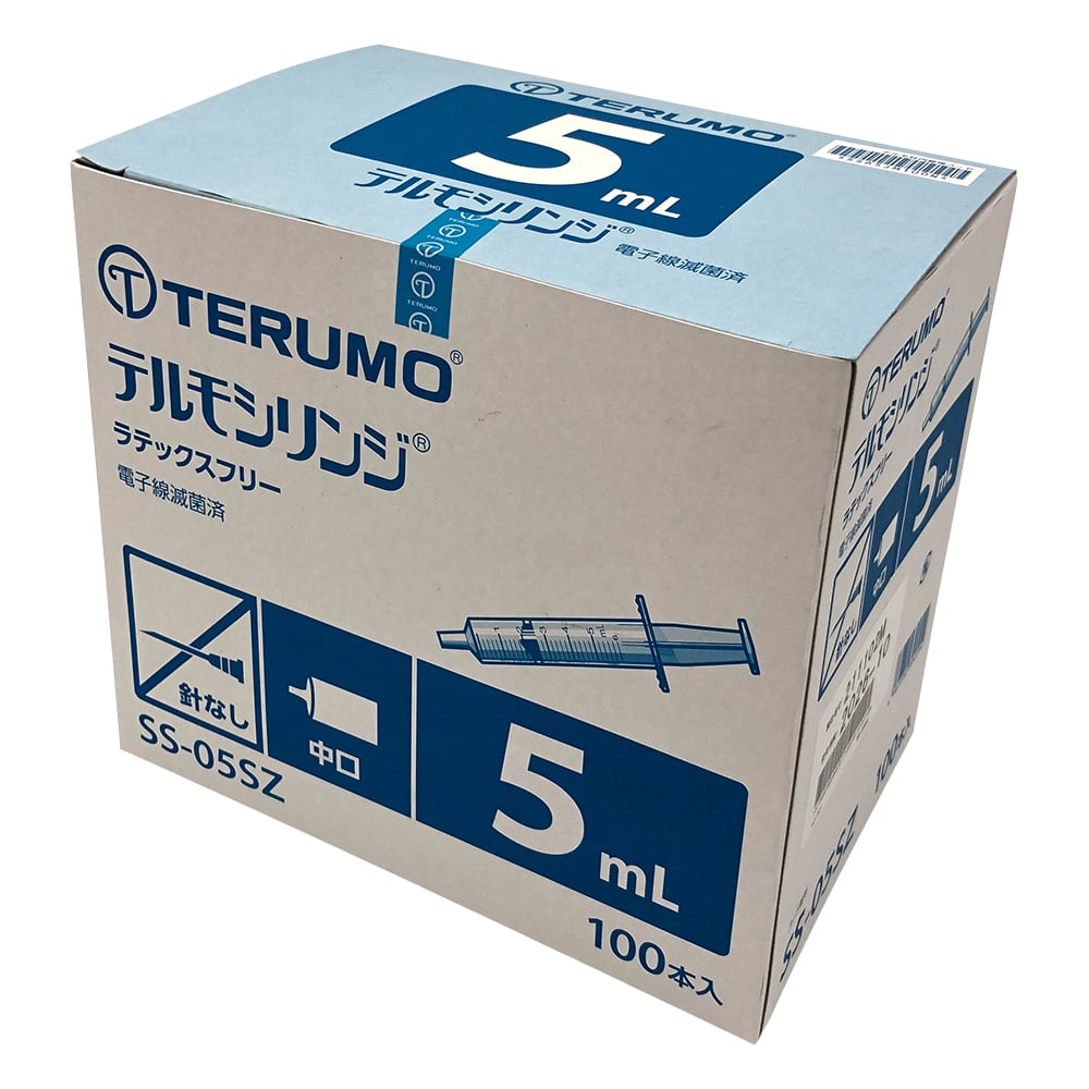 テルモシリンジ（R） 5mL スリップチップ（中口） 白 1箱（100本入）　SS-05SZ 1箱(100本入)
