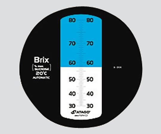 手持屈折計 耐熱性強化タイプ 防水機能付　MASTER-80H 1個