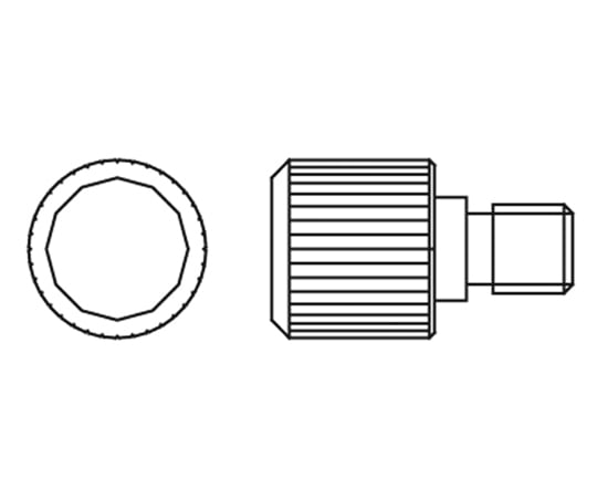 撹拌シャフト用　交換用固定ノブネジ 1個