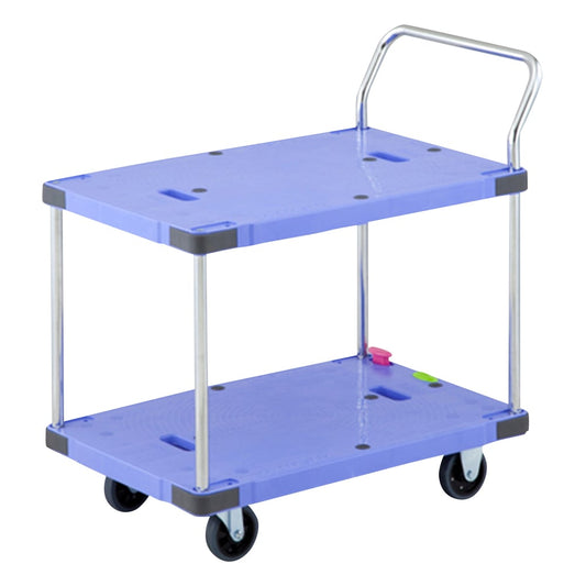 Silent resin transport cart with button brake DSK-304B2 (with button brake) 1 unit