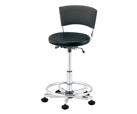 Chair for researchers (fixed legs) with backrest and ring LC-60RF 1 piece