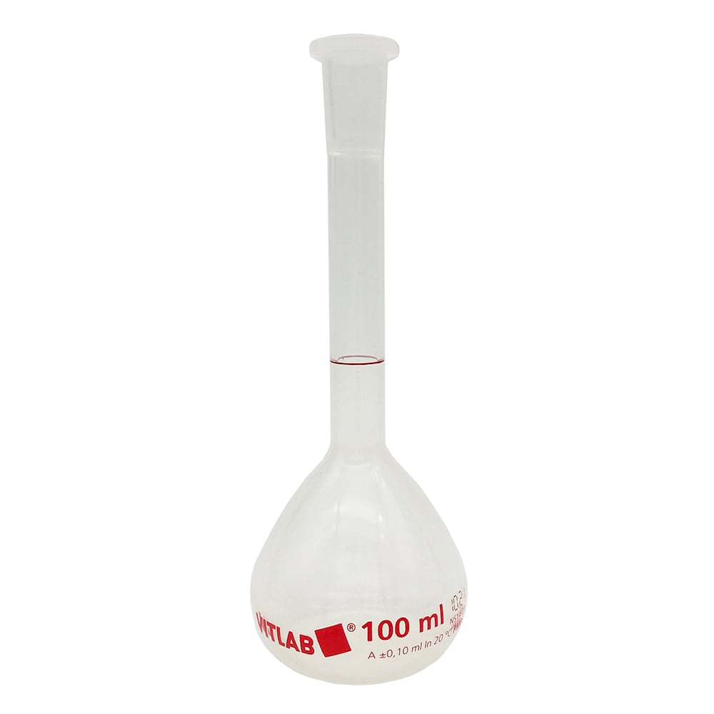 PMP Measuring Flask (with PP stopper) 100mL 67304 1pc