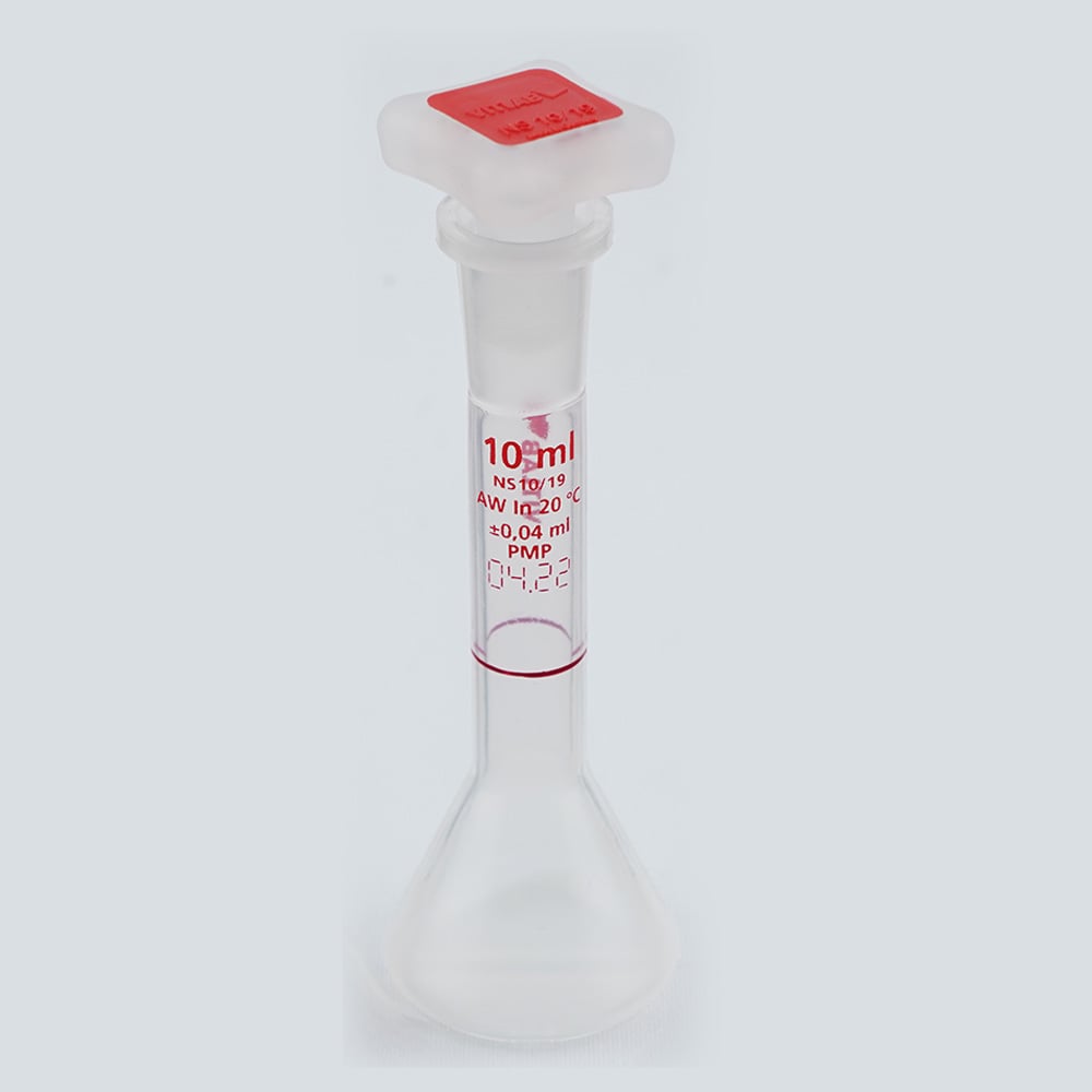 EM 유로 PMP 여성 플라스크 (PP 마개 포함) 10mL 67704 1개