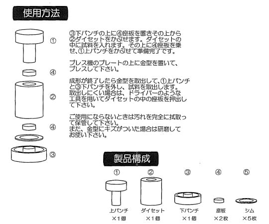 熱プレス機用金型　φ7 1台