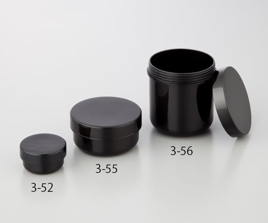 UG 연고 항아리(검정·차광) 12mL 100개 3-52 1상자(100개입)