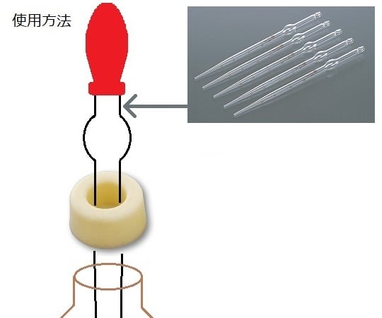 Silicon dropper plug (for Komagome pipette) 10 pieces N-1 1 box (10 pieces)