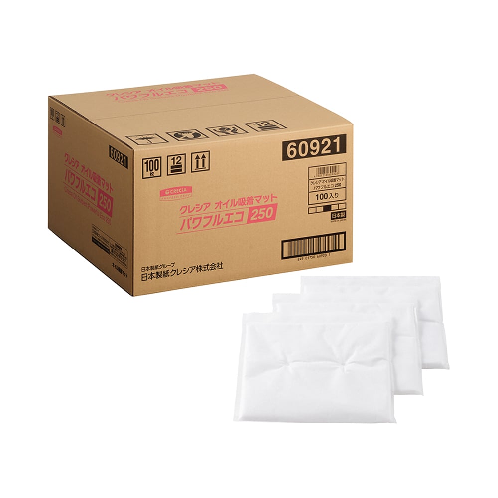크레시아 오일 흡착 매트 파워풀 에코 250 1상자(100장입) 60921 1상자(100장입)