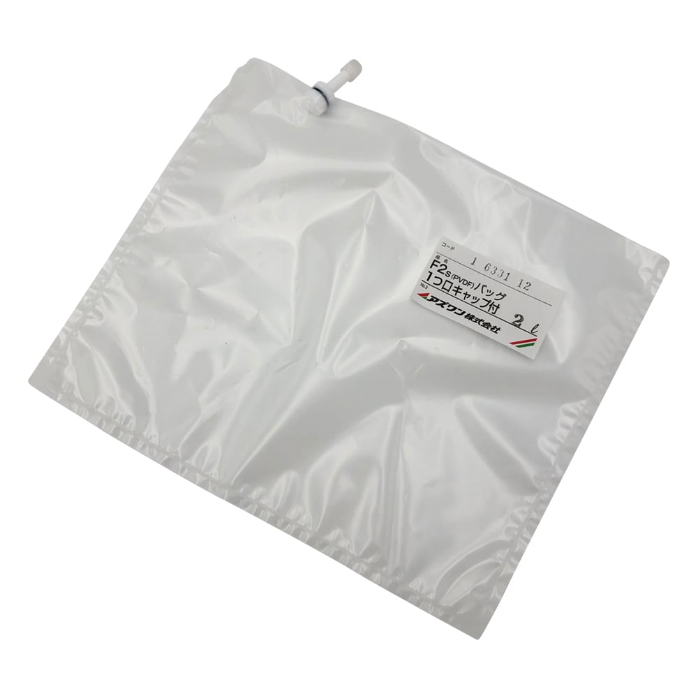 샘플링 백 (2 불화) 1 입 캡 2L 1 장