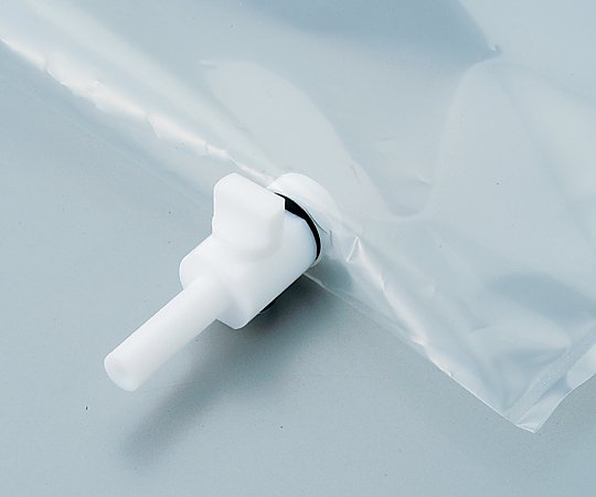 Sampling bag (2 fluoride) 2-port cock 2L 1 piece
