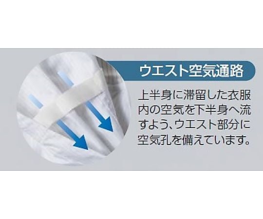 クリーンルーム用ツナギ服 ブルー M　FC141C-02 M 1着