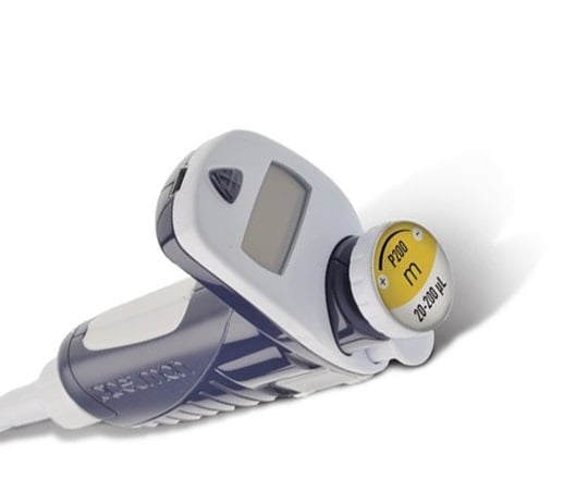 피펫 맨 M(전동 피펫·오토 타입) 20~200μL P200M F81024 1개