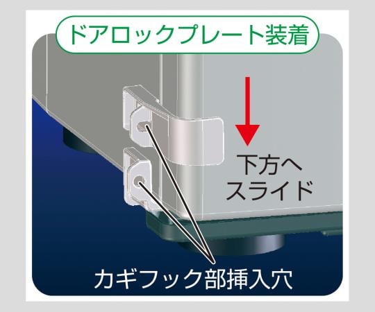 クールインキュベーター　CN25C・SLC-25A用　ドア施錠セット　SLC-K252　SLC-K252（ドア施錠セット） 1セット